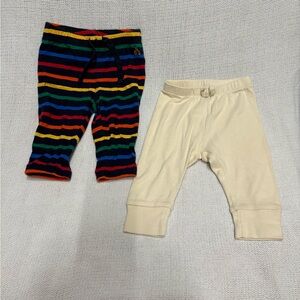 GAP Baby - Cream and Colorful Striped Pants